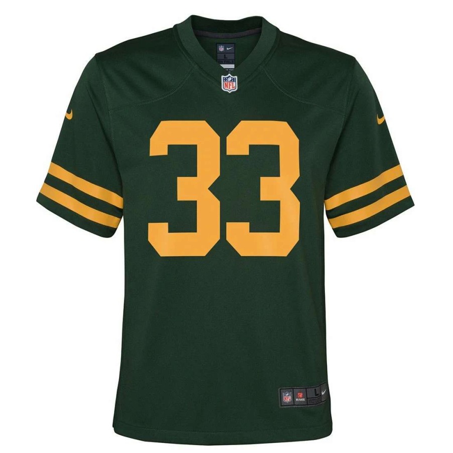 Jerseys * | Packers 50S Classic Youth Nike #33 Jones Jersey Green & Gold