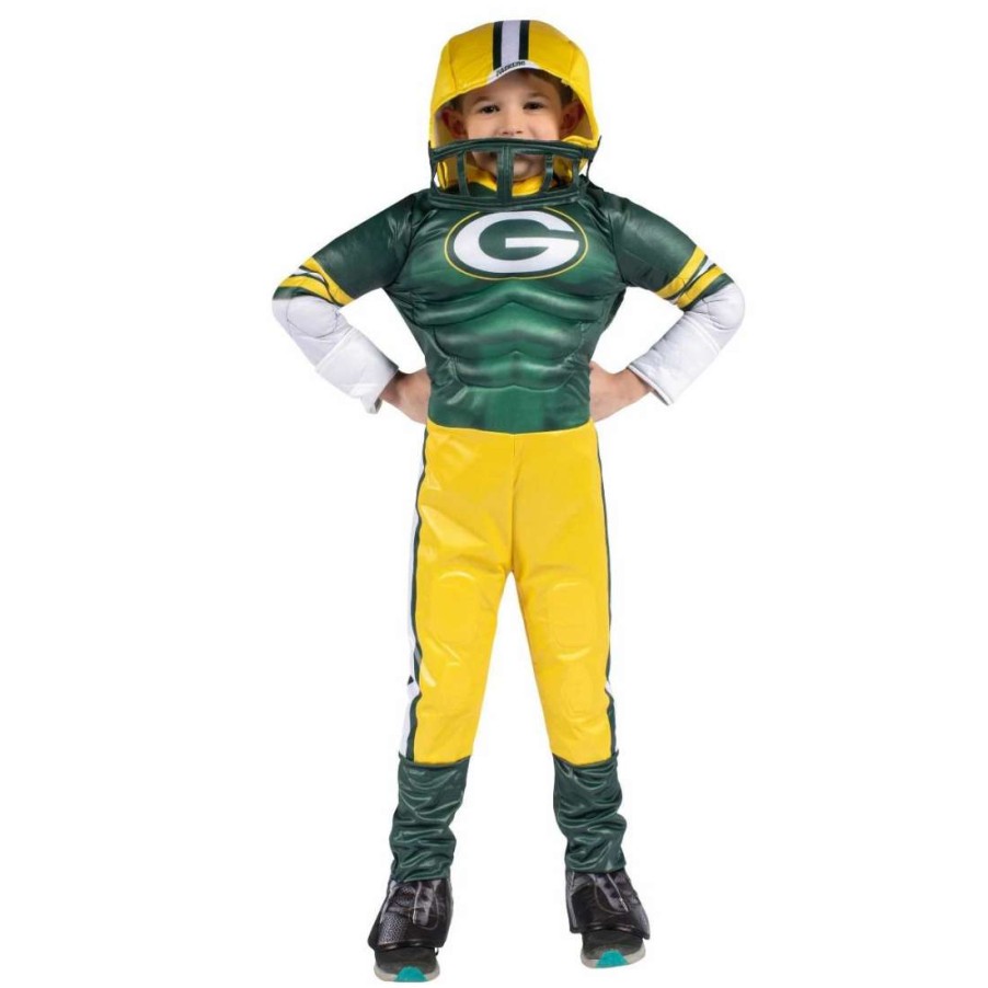 Kids * | Packers Big Kids' Player Uniform Suit Green & Gold