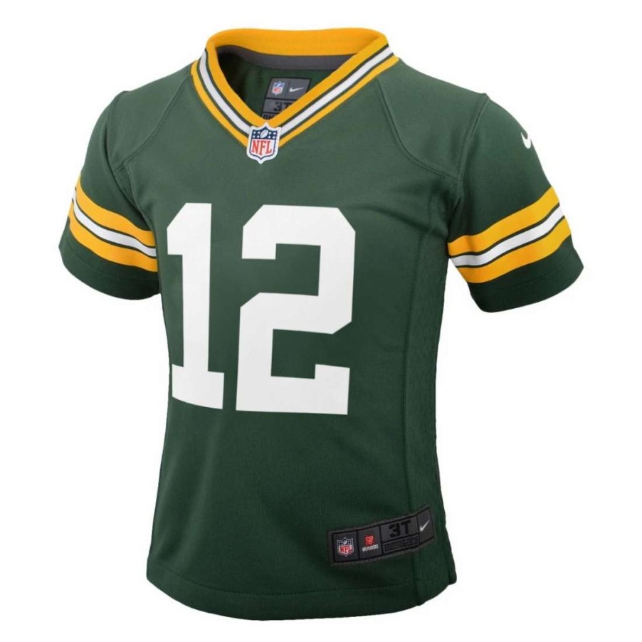 Jerseys * | #12 Aaron Rodgers Home Infant Nike Game Jersey Green