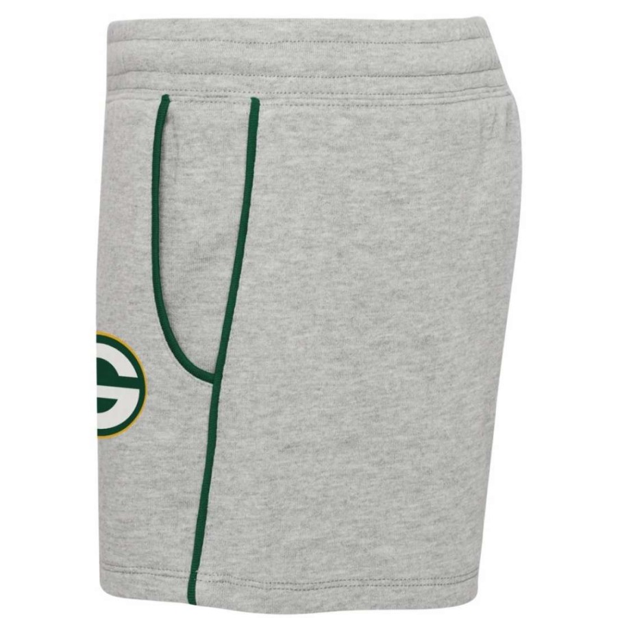 Kids * | Packers Girls' Another Shot Short Gray