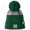 Hats * | Hometown Champion Gb State Blocked Knit Hat Green & Gray