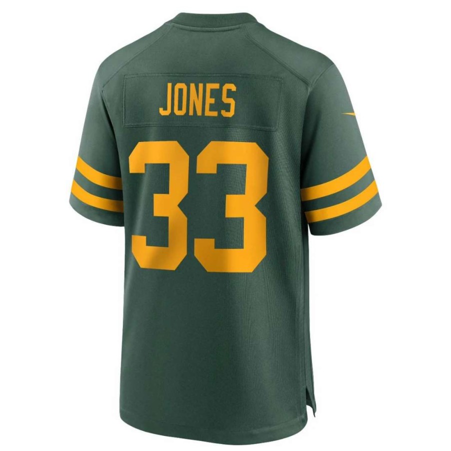 Jerseys * | Packers 50S Classic Nike #33 Jones Game Jersey Green & Gold