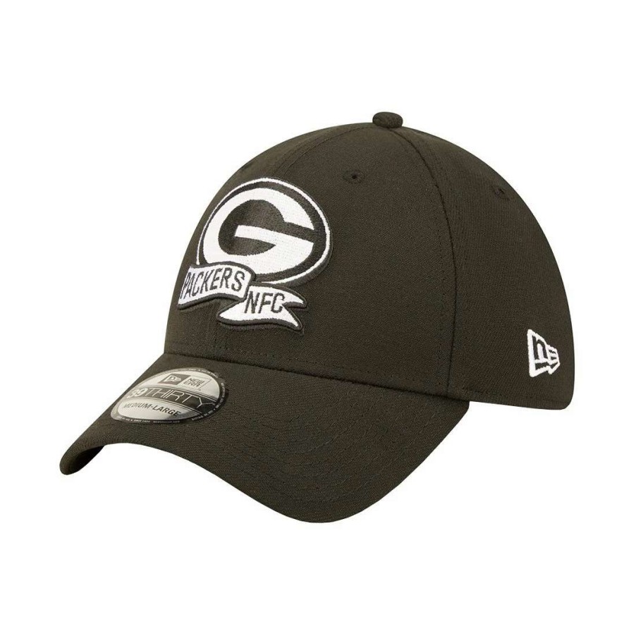 Hats * | Packers New Era 2022 Sideline 39Thirty Cap Black