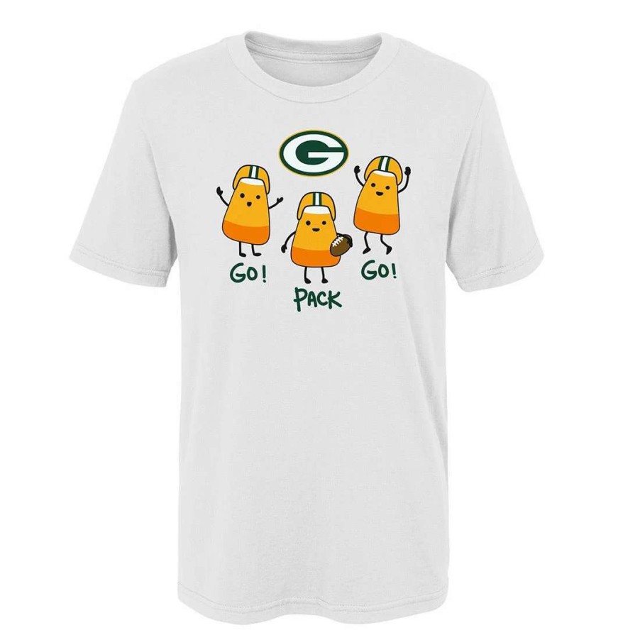 Kids * | Packers Pre-School Candy Corn T-Shirt White