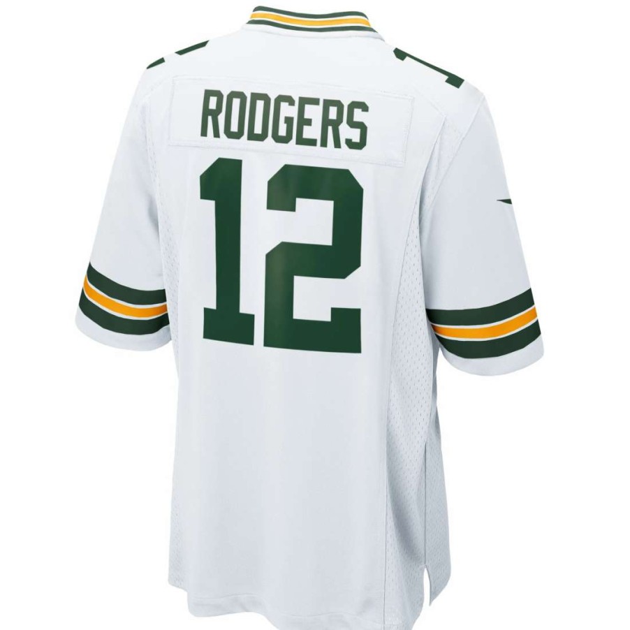 Jerseys * | #12 Aaron Rodgers Youth Nike Away Game Jersey White