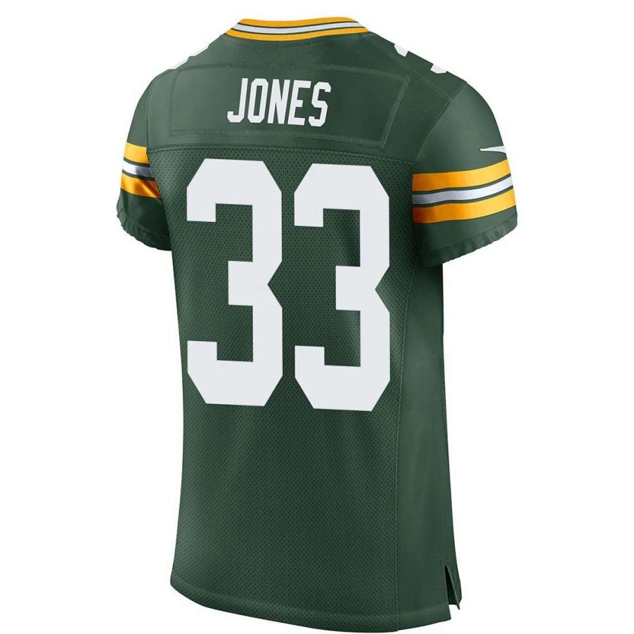 Jerseys * | #33 Aaron Jones Nike Home Elite Jersey Fir Green