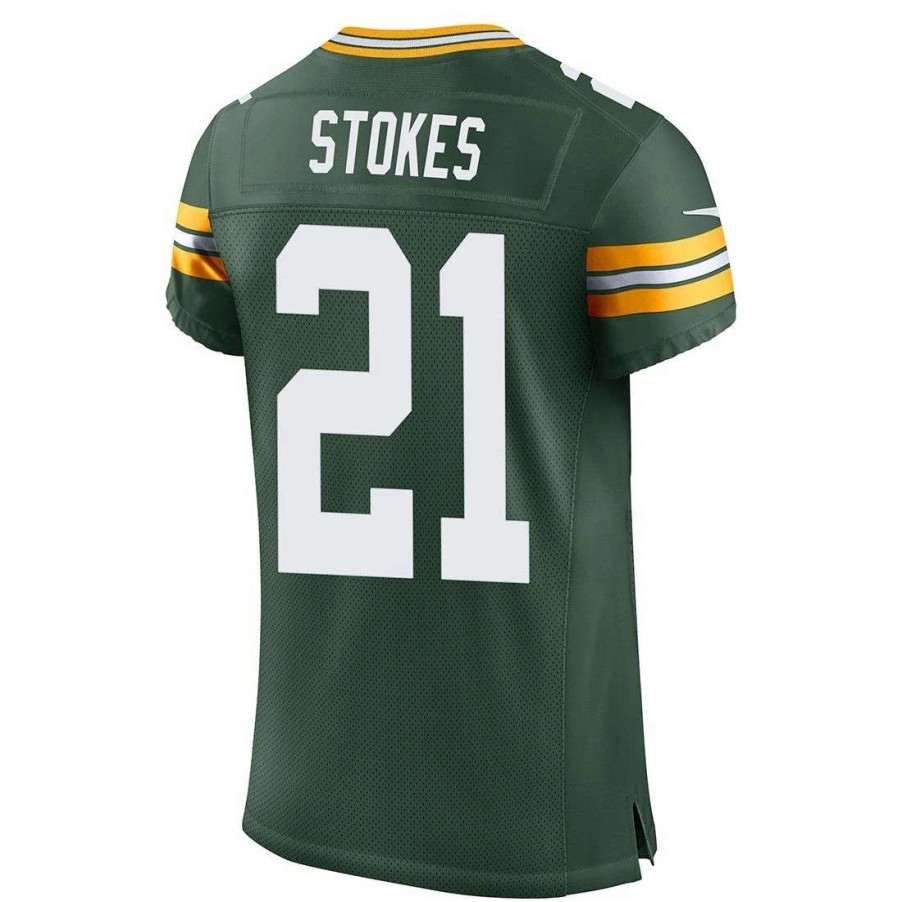 Jerseys * | #21 Eric Stokes Nike Home Elite Jersey Fir Green