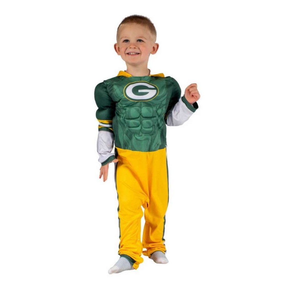 Kids * | Packers Little Kids' Player Uniform Suit Green & Gold