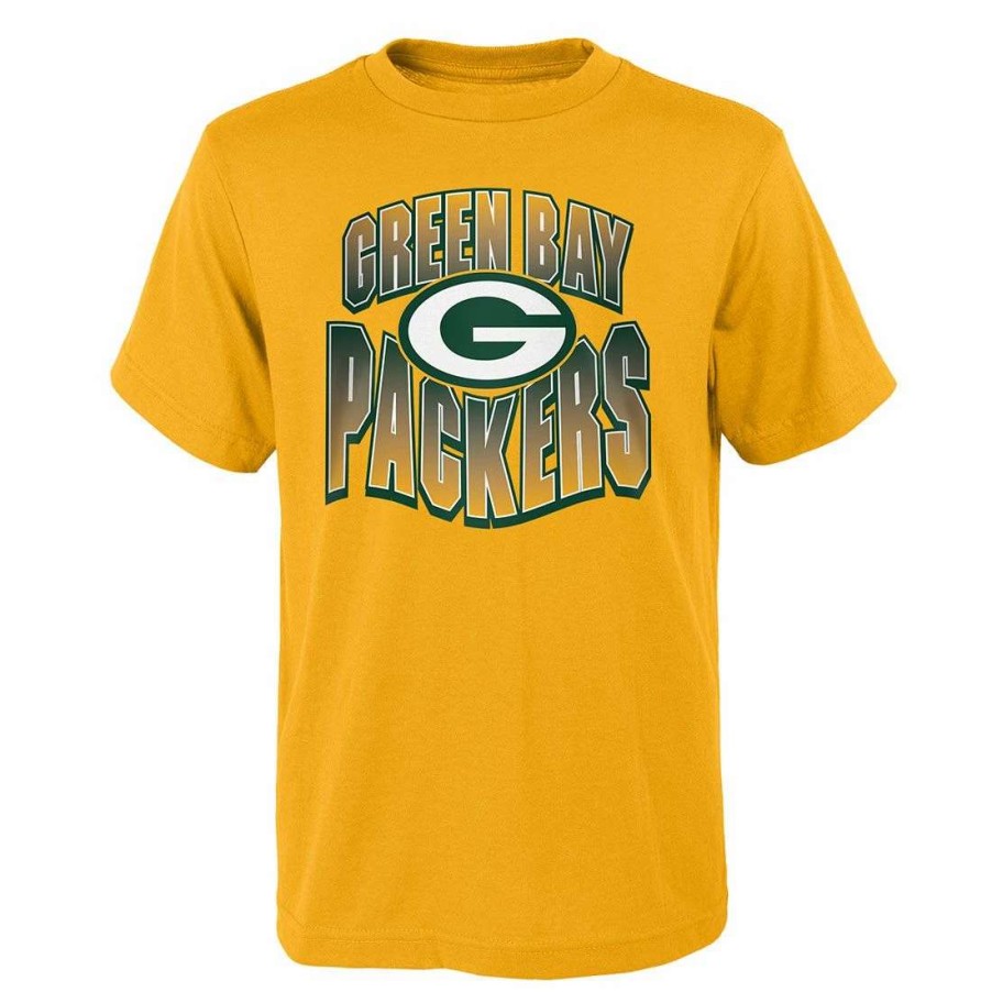 Kids * | Packers Pre-School Gameday Combo Set Gold & Green