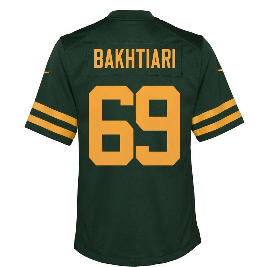 Jerseys * | 50S Classic Youth Nike #69 Bakhtiari Jersey Green & Gold