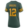 Jerseys * | 50S Classic Womens #12 Rodgers Nike Game Jersey Green & Gold