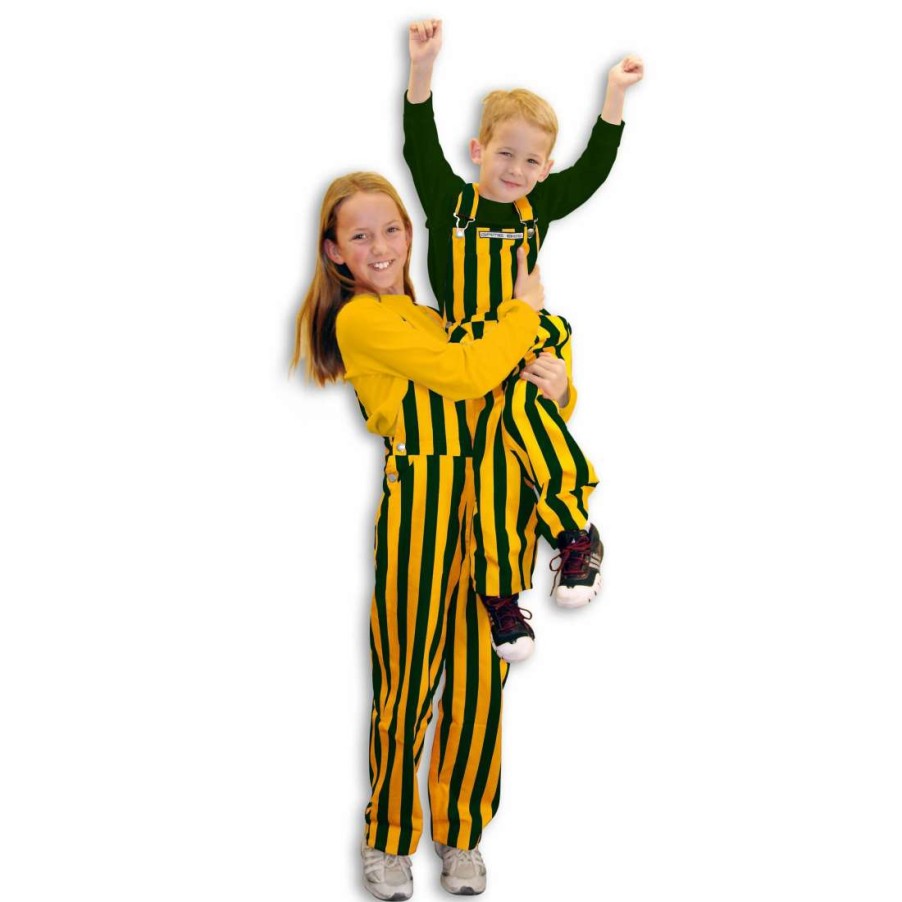 Kids * | Green Bay Packers Youth Game Bibs Green & Gold