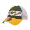 Hats * | Packers New Era Team Banded D3 39Thirty Cap Green & Gold