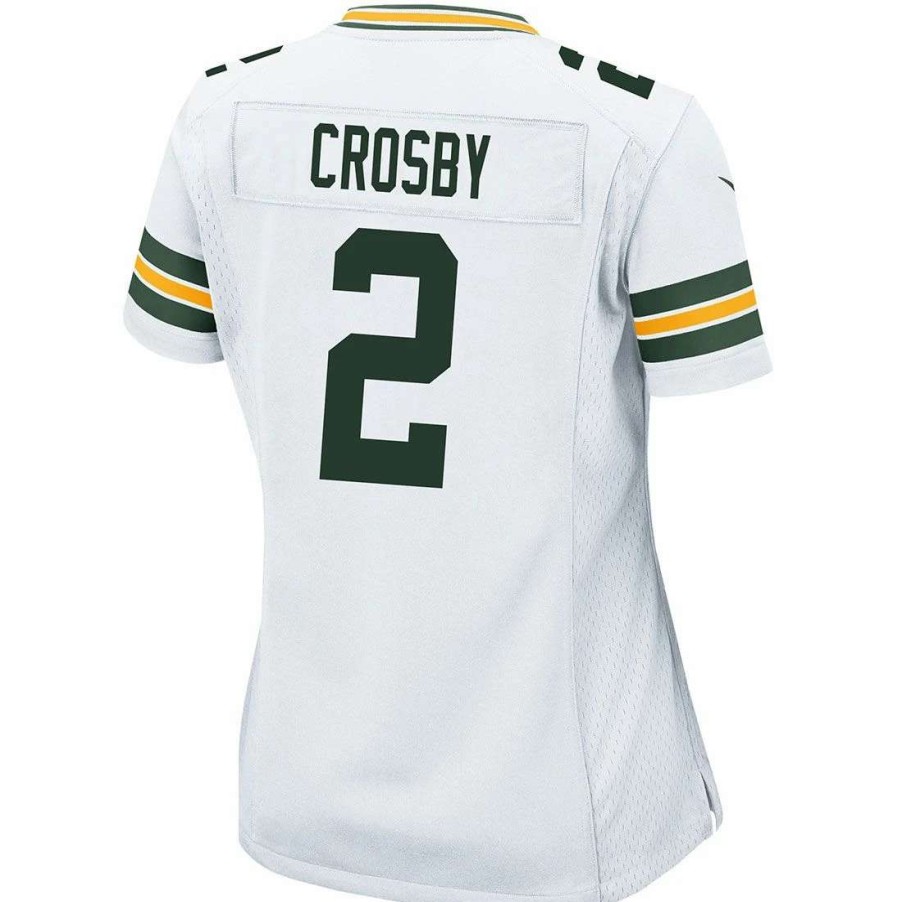 Jerseys * | #2 Mason Crosby Away Womens Nike Game Jersey White