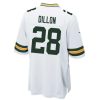 Jerseys * | #28 A.J.Dillon Away Nike Game Jersey White