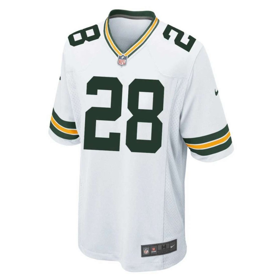 Jerseys * | #28 A.J.Dillon Away Nike Game Jersey White