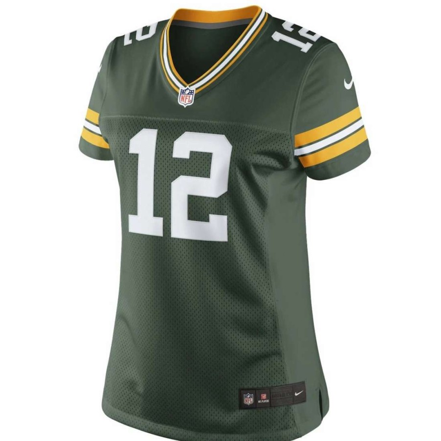 Jerseys * | #12 Aaron Rodgers Home Womens Nike Limited Jersey Green